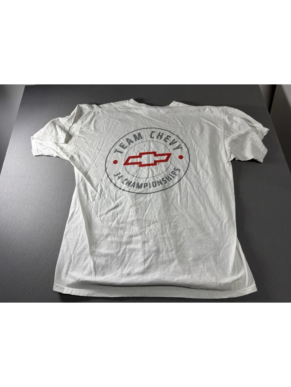 Team Chevy 34 Manufacturers Championships XL T Shirt 2000’s Gildan Vintage Tag